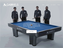 Tablet Screenshot of gabrielsbilliards.com